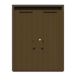 Custom Steel Armatura Double Security Doors