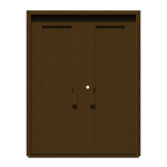 Custom Steel Armatura Double Security Doors