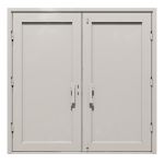 Custom Steel Armatura Double Security Doors