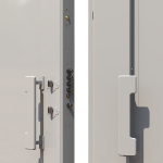 Custom Steel Armatura Double Security Doors