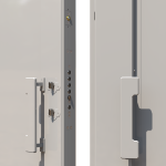 Custom Steel Armatura Double Security Doors