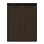 Custom Steel Armatura Double Security Doors