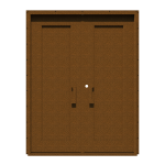 Custom Steel Armatura Double Security Doors