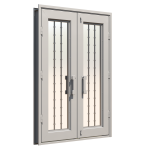 Double Diamanti Custom Steel Doors