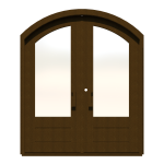 Arched Forte Double Custom Steel Door