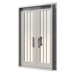 Treccia Double Custom Steel Doors