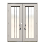 Treccia Double Custom Steel Doors