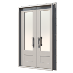 Double Veranda Custom Steel Doors