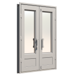 Double Veranda Custom Steel Doors