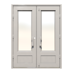 Double Veranda Custom Steel Doors