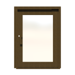 PIVOT DOOR Porta Mezza Door and a Half Extra Wide PIVOT Custom Steel Door