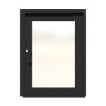 PIVOT DOOR Porta Mezza Door and a Half Extra Wide PIVOT Custom Steel Door