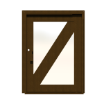 PIVOT DOOR Barra, Door and a Half Extra Wide PIVOT Custom Steel Door