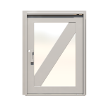 PIVOT DOOR Barra, Door and a Half Extra Wide PIVOT Custom Steel Door