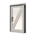 PIVOT DOOR Barra, Door and a Half Extra Wide PIVOT Custom Steel Door