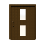 PIVOT DOOR Ciao, Door and a Half Extra Wide PIVOT Custom Steel Door