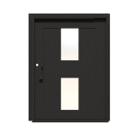 PIVOT DOOR Ciao, Door and a Half Extra Wide PIVOT Custom Steel Door