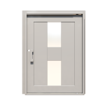 PIVOT DOOR Ciao, Door and a Half Extra Wide PIVOT Custom Steel Door