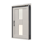 PIVOT DOOR Ciao, Door and a Half Extra Wide PIVOT Custom Steel Door