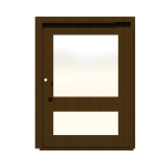 PIVOT DOOR Colpo-Di-Culo, Door and a Half Extra Wide PIVOT Custom Steel Door