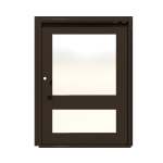 PIVOT DOOR Colpo-Di-Culo, Door and a Half Extra Wide PIVOT Custom Steel Door