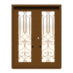 Cascata Double Custom Steel Doors