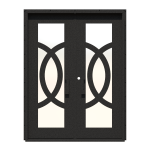 Cerchio Double Custom Steel Doors
