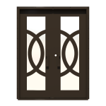 Cerchio Double Custom Steel Doors