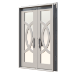 Cerchio Double Custom Steel Doors