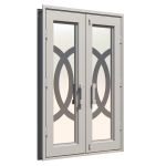 Cerchio Double Custom Steel Doors