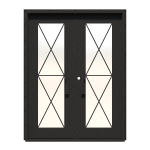 Clessidra Double Custom Steel Doors