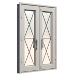 Clessidra Double Custom Steel Doors