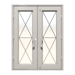 Clessidra Double Custom Steel Doors