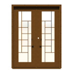 Cubetti Double Custom Steel Doors