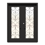 Cuori Double Custom Steel Doors