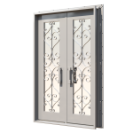 Cuori Double Custom Steel Doors
