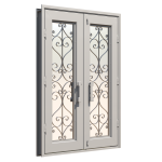Cuori Double Custom Steel Doors