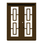 Due-Piazze Double Custom Steel Doors