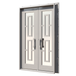 Due-Piazze Double Custom Steel Doors