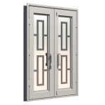 Due-Piazze Double Custom Steel Doors
