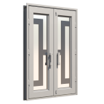 Elle Fuori Double Custom Steel Doors