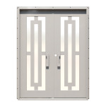 Elle Double Custom Steel Doors