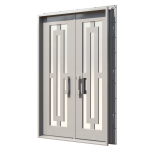 Elle Double Custom Steel Doors