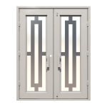 Elle Double Custom Steel Doors