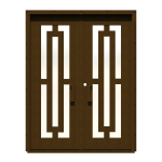 Elle Double Custom Steel Doors