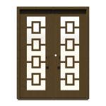 Fore-Piazze Double Custom Steel Doors