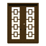 Fore-Piazze Double Custom Steel Doors