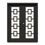 Fore-Piazze Double Custom Steel Doors