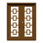 Fore-Piazze Double Custom Steel Doors