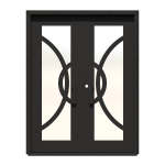Luna Double Custom Steel Doors